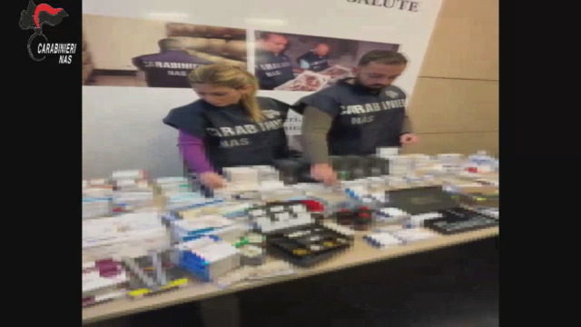 Maxi operazione dei Carabinieri del NAS contro il traffico di sostanze vietate