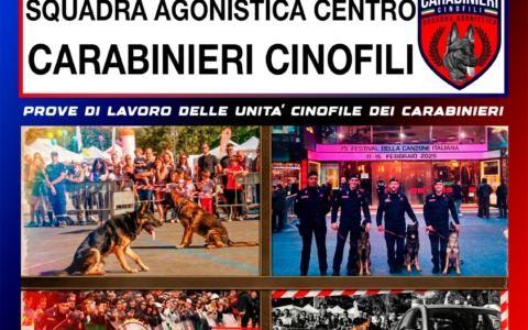 Montecatini Terme ospita la squadra cinofila dei Carabinieri